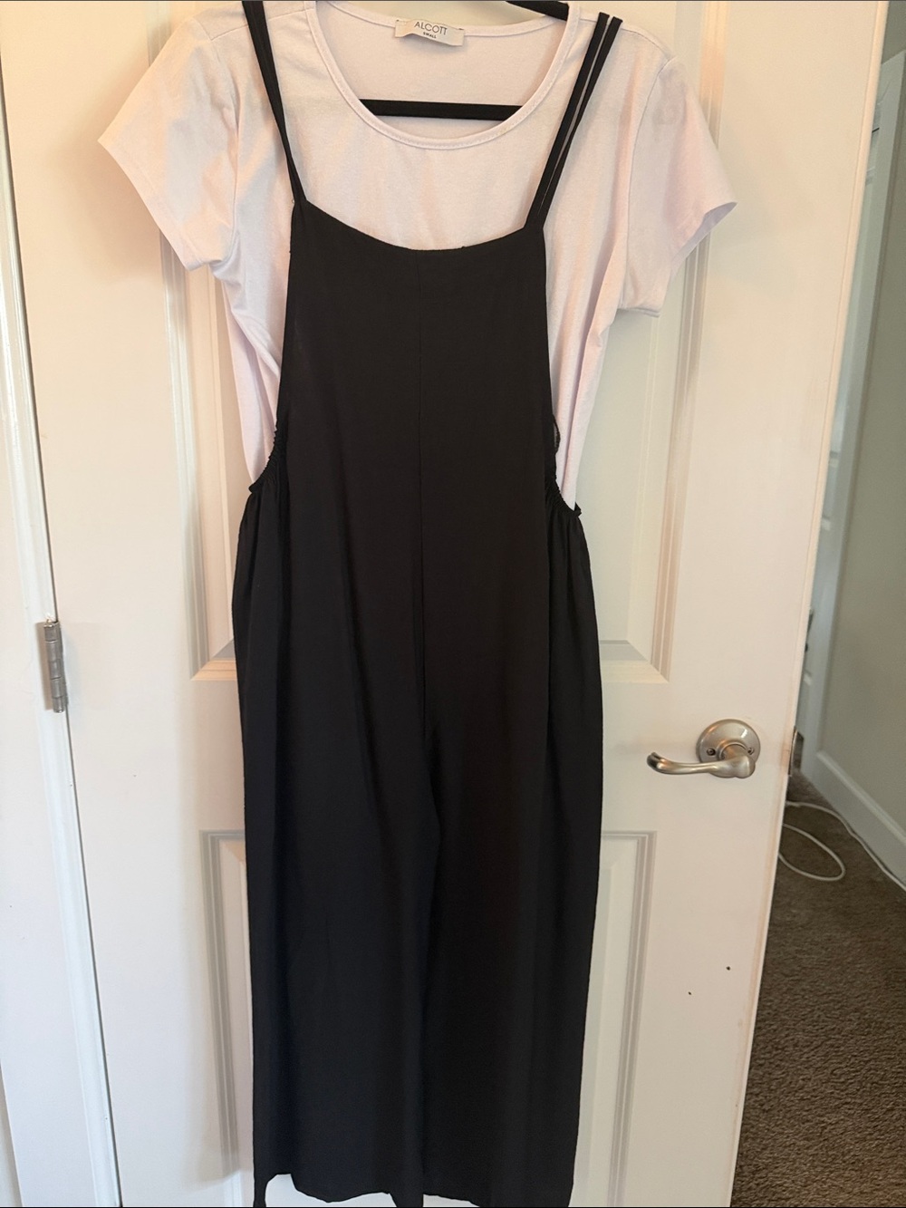 Alcott Black Wide-Leg Sleeveless Jumpsuit